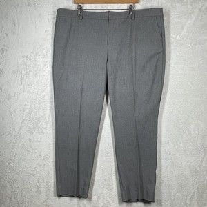 J Crew Ruby Pant 22 Womens Gray Crop Work Office Professional Skinny Viscose